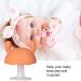 Food Grade Silicone Baby Teething Toy | Cute Mushroom Shape | For Babies Over 4 Months | Orange - Buy Online on GoSupps.com