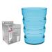 Dr. Bone's Therapeutics 200 ml Clear Non Spill Cup Portable Travel Mug for Children Elderly and Disabled Adult Drinking Cup/Beaker/Mug/Sippy Cup for Disabled Adults for Better Grip (Blue)
