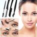 13Pcs Eyebrow Kit with Eyelash Curler - Stainless Steel Grooming Trimming Set for Women - Buy Online on GoSupps.com