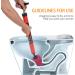 HANGSU High Pressure Toilet Cleaner Drain Clog Remover with Stand Multifunctional High Pressure Toilet Cleaner High Pressure Toilet Plunger for Cleaning Pipes Sinks Bathrooms Kitchens - Buy Online on GoSupps.com