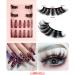 PLCPDM Eyelashes Natural Look False Eyelashes Press on s Reusable Fake s with Glues for Women SET69 - Buy Online on GoSupps.com
