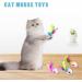 Viksaun 20-Piece Cat Toy Set | Colorful Mouse Rattles & Feather Catchers | Perfect for Kittens & Cats - International Shipping Available - Buy Online on GoSupps.com