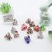 Carede Mini Floral Printed No-Slip Grip Hair Claw Clips for Girls & Women - Pack of 12 - Buy Online on GoSupps.com