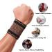 Copper Wrist Compression Brace (2Pcs) - Medium Size | Elastic Support Sleeve for Tendonitis, Arthritis, Carpal Tunnel | Pain Relief Wrap for Sport, Fitness, Typing - Buy Online on GoSupps.com
