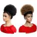 Hair Bun Shaggy Curly Ponytail Hair Extensions Afro with Drawstring Hair Comb Ponytail Bun Wig Hair Pieces for Black Women Hair Extension Hair Piece (Color : B Size : 6inch 50g) 6inch 50g B - Buy Online on GoSupps.com