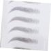PACKOVE Autocollants de Transfert Sourcils 2 Pi ces Noir Faux Sourcils Temporaires pour Femmes Clairsem es Effet Poils Usage Maquillage Quotidien - Buy Online on GoSupps.com