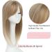 18 inch Hair Topper for Thinning Hair | Women's Hair Pieces for Extra Volume | Natural Straight Blend Blonde | Super Soft Feel | 6.5x6.5 Inch - Buy Online on GoSupps.com