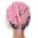 Messy Bun Hair Piece for Women Synthetic Tousled Updo Messy Bun Hair Pieces Hair Scrunchies Extensions with Elastic Band Ponytails Hair Extensions for Women Fake Hair Accessories for Women Girls Pink