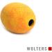 Wolters Natural Rubber Ostrich Egg - Mango Color Size M 80x60mm with Rope - Durable & Eco-Friendly - Buy Online on GoSupps.com