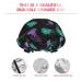 Glow in the Dark Jellyfish Shower Cap for Women - Reusable, Waterproof, Hair Protection - Buy Online on GoSupps.com
