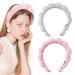 deenkk Spa Headband for Women - Makeup Removal, Face Washing, Shower - Pink - Buy Online on GoSupps.com