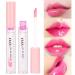 Color Changing Lip Gloss Oil Tinted Pink Magic Mood Lipstick 2 Pcs - Longlasting, High-Shine Formula for Moisturized Lips - Temperature Color Change Lip Stain and Balm - Buy Online on GoSupps.com