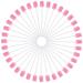 Healifty 100 pieces of mouth care sticks neutral foam disposable cotton swab for oral hygiene propax mouthpiece oral hygiene clean health med comfort (pink)