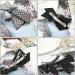 Hair Clips Crystal big bow hairpin women's ponytail girl hair accessories rhinestone hairpin hairpin strap Blue Hair Clips (Size : F black) - Buy Online on GoSupps.com