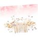 DOITOOL Tiara Crystal Headpiece Pearl Hair Comb Rhinestone Comb Bridal Headwear Flower Hair Jewelry Bride Alloy Hair Accessories - Buy Online on GoSupps.com
