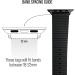 Laser Engraved Alert ID Tag for Apple Watch Band | Safety Plate for Fitness Runners & Sport Smartwatch | Medical ID Tag for Wrist Band - Buy Online on GoSupps.com