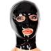 Red Latex Hood with Zipper - Eye Nose & Mouth Holes - 0.6mm Rubber | International Shipping - Buy Online on GoSupps.com