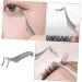 FRCOLOR Eyelash Curler Eyebrow Curler Eyelash Tweezers Lash Extension Tweezers Female Accessory Lash Separator Eyelash Holder Small Lash Applicator Stainless Steel Miss Metal - Buy Online on GoSupps.com