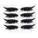 RainbowBeauty Eyeliner Eyelash Stickers Makeup Instant Sticker Waterproof Eyelid Stickers Reusable Eyelash Stick Self-Adhesive Eye Line Strip Stickers - Black one size