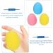 Buy Sewoart 3-Piece Handle Ball Fitness Scooter & Muscle Massage Device Egg-Shaped Massage Roller for Yoga & Hand Relief - Buy Online on GoSupps.com