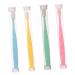 4 pieces wangan hair toothbrush toothbrush cleaning toothbrush tooth hygiene oral hygiene toothbrushes for children toothbrush for deep cleaning of the gums hand toothbrush pp