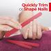 TITANIA Sand Nail Files - Premium Wood Quality 12 cm 10 Cards - 1 Pack | International Shipping Available - Buy Online on GoSupps.com