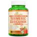 NutreeVit Turmeric Curcumin (180 Capsules) 1 Count (Pack of 1)