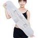 Decompression Lumbar Support Belt Lower Waist Back Brace With Self Heating Waist Pads For Men Women Spinal Pain Relief Posture Correction (Color : Gray Size : M/Medium) M/Medium Gray