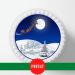 PRECUT 7" Christmas Cake Topper Christmas Snow Scene Edible Christmas Cake Decorations Santa Cake Toppers Xmas Cake Decoration Round Christmas Cake - Buy Online on GoSupps.com