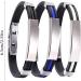 3 Pcs Ion Therapeutic Titanium Wristband Set Adjustable Therapeutic Lympunclog Titanium Wristband Pro Therapy Bracelet for Men Lover Valentines Day(Black White Blue) - Buy Online on GoSupps.com