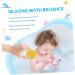 Hemoton Silicone Shampoo Brush - Bathing Exfoliating and Massage Tool for Toddlers & Kids - 7x7cm Spa Hair & Scalp Brush - International Shipping Available - Buy Online on GoSupps.com