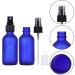 LIYUABU 60ml Frosted Blue Empty Glass Spray Bottles Small Fine Mist Atomiser Refillable Reusable Travel Spray Bottles for Essential Oil Hair Aromatherapy Perfumes Cleaning(2 Pack) Frosted Blue 2 pack - Buy Online on GoSupps.com