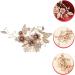 SKISUNO Flower Leaf Comb Wedding Hair Accessories Bridal Hair Accessories Wedding Hair Comb Flower Bridal Hair Comb Crystal Bridal Hair Comb Headgear Rhinestones Bride Alloy Rhinestone - Buy Online on GoSupps.com