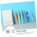 Beavorty Eyebrow Gauge & Manicure Set - Stainless Steel Tweezers with Lamella Tip - Precision Eyebrow Makeup Kit Accessories - Ideal for Travel - Buy Online on GoSupps.com