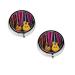 Guitar Collection Printed Mini Round Pill Box Pill Box 3 Compartment Medicine Pill Case Pill Organizer Travel Pillbox Portable Pill Box for Pocket Home Office Use
