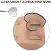 Miuffue Lovely Lash Mirror | Heart Shaped Stainless Steel Eyelash Extension Tool - Buy Online on GoSupps.com