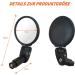 Homieway Bike Mirror - HD Mini Rear View 360 Rotatable & Foldable Universal Handlebar Fit (14.8-23mm) | Safety Bicycle Accessories for E-Bikes - Buy Online on GoSupps.com