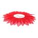 Red Flower Headband Sunflower Headpiece for Stage Performance Party Prop Sunflower Costume for Flower Hat Sunflower Costume
