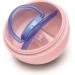 Melii Grey & Pink Pacifier Pod with Carabiner Clip - Pacifier Storage Container - Buy Online on GoSupps.com