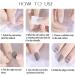 24PCS Black & White French Style Edge Fake Nails - Full Cover Press on Nails for Daily Wear - Buy Online on GoSupps.com