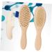 Healeved Wood Tools Scalp Massager Brush Set for Babies - Gentle Massage and Detangling Hairbrush - Buy Online on GoSupps.com
