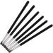 Baluue 24 Pcs Flat Eyebrow Brush Eye Liner Brush Eye Cosmetics Brush Makeup Brush Artificial Fiber Black - Buy Online on GoSupps.com