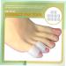 PLAFOPE 10pcs Silicone Toe Covers & Separators - Big Toe Protectors for Men - Mild White - 3x2.5cm - Buy Online on GoSupps.com