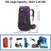 RuRu Monkey Hiking Backpack with Rain Cover - Purple 60L | Durable Outdoor Gear - Buy Online on GoSupps.com