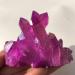 Natural Crystal Rough 156g Rare Beautiful Purple Flame Aura Quartz Crystal Cluster Specimen - Buy Online on GoSupps.com