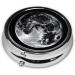 Moon Round Pill Box - 3 Compartment Portable Travel Medicine Organizer | Mini Decorative Pocket Vitamin Holder - Buy Online on GoSupps.com