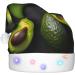 Rainbow Flowers pattern LED Christmas Hat for Adults - Vibrant Colors and Long-lasting LED Lights Avocado Fruit Pattern 1 - Buy Online on GoSupps.com