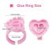 Autdor 500Pcs Pink Glue Rings for Eyelash Extensions - Lash Glue Holder for Makeup & Microblading - Buy Online on GoSupps.com