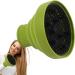Generic Hair Dryer Vent Hood | Heat Resistant Silicone Hair Dryer Vent Hood Foldable - Soft Blow Dryer Accessory Multifunctional Hair Styling Supplies for Girls green - Buy Online on GoSupps.com