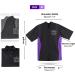 Noverlife Pet Grooming Workwear with Full Zipper M Size Anti-Static Pet Beautician Work Clothes Lightweight Hair Repellent Shirt Style Pet Groomer Smock for Dog Cat Grooming Shop M(Pack of 1) Black & Purple Patchwork (with Embroidery Pattern) - Buy Online on GoSupps.com